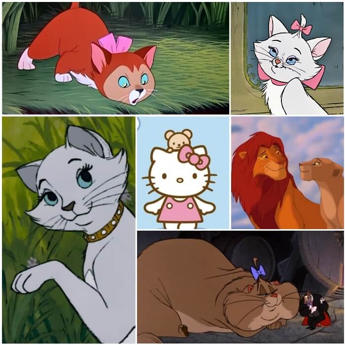gatas famosas de Disney